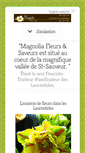 Mobile Screenshot of magnoliafleursetsaveurs.com